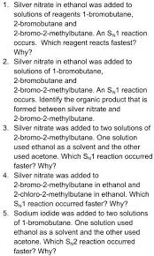 Solved How Do You Complete This Sn1 Reaction? | Chegg.Com