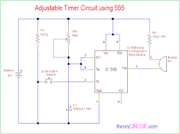 555 timer helpers schematic the addition of a capacitor to the trigger will not work for short output pulses as there is also a short delay in the recovery of the trigger terminal voltage. Adjustable Timer Circuit Using 555