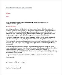 A dinner invitation letter is written to invite friends and colleagues for a dinner for celebrating any occasion or for arranging a casual get together. Invitation Letter Template 9 Free Word Pdf Documents Download Free Premium Templates