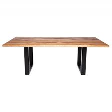 Let's start building your table with our do it yourself designs. Piana Oak Dining Table With U Shape Metal Legs 4x10cm Casa