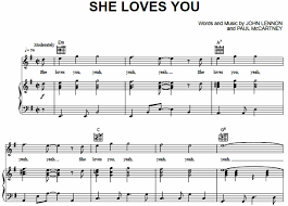 Klaviertastatur zum ausdrucken pdf.pdf size: The Beatles She Loves You Free Sheet Music Pdf For Piano The Piano Notes