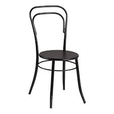 These streamlined seats with lean lines aren't overwhelming and. Black Metal Darcy Cafe Dining Chair World Market