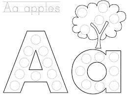 Cat dot to dot coloring pages. Bingo Dauber Alphabet Coloring Pages Alphabet Coloring Pages Do A Dot Dot Letters