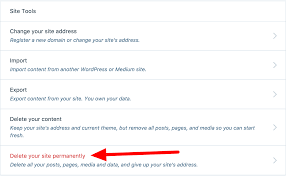Cara menghapus postingan (post) secara permanen di wordpress. Delete Site Wordpress Com Support