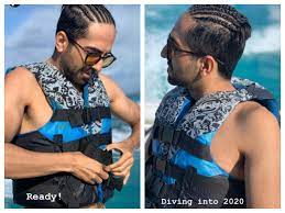 Ayushmann started off his career as a popular radio jockey, and eventually became a vj on mtv india and one of the most. Photos Ayushmann Khurrana Flaunts A New Hair Do As He Holidays In The Bahamas Hindi Movie News Times Of India