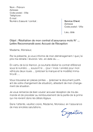 Il est conseillé de relire les garanties de votre assurance habitation qui peut faire double emploi avec. Lettre De Resiliation Assurance Moto Avant Echeance Modele Gratuit