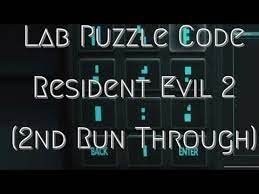 It's not the same as re2 i thing it's a safer bet to assume that the new resident evil 2 was to show how new games will be from here on out while dually getting fans off their backs about. Lab Code Puzzle Resident Evil 2 2nd Run Through Youtube