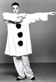 Sono esclusi gli altri accessori abito,travestimento,carnevale,comico,halloween,cosplay taglia: Traditional Pierrot Costume And Make Up Mime Artist Vintage Clown Clown Costume