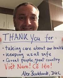 Thank-you messages from foreign nationals