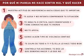 Por qué mi pareja me hace sentir mal y qué hacer