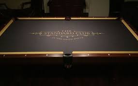 The Standard Club Custom Artscape Pool Table Felt Pool Table Felt Custom Pool Table Felt Custom Pool Tables