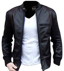 Men Leather Jacket Men Biker Leather Jacket Black Mens Jacket Black Leather Jacket Men Mens Black Jacket Mens Leather Bomber Jacket