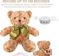 Amazon.com: XLW 195 Seconds Message Voice Recorder, Voice Recording Button Record Custom Messages for Plush Toy, Stuffed Bear, Baby Doll Toy,Pillow ...