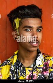 October 26 2020 Dhaka Dhaka Bangladesh Young Kid Of Tamil Scavenger Colony With Stylish Punk Hair Colors Posed For Photos 27 October 2020 Dhaka Bangladesh Credit Image C Nayem Shaan Zuma Wire Stock Photo Alamy