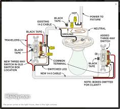 Light switch schematic diagram wiring diagrams best. Wiring 3 Way Switch Power At Switch Novocom Top