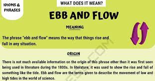 Ebb And Flow Meaning What Does This Idiom Mean With Useful Examples 7esl