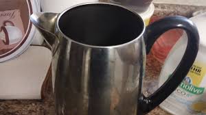 Add half a cup of hydrogen peroxide and three tablespoons of baking soda. How To Clean A Percolator Youtube