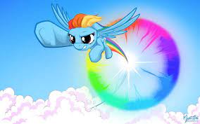 Rarity loves her new ability so much she disrupts the competition. Rainbow Dash Sonic Rainboom Rainbow Dash My Little Pony Characters Mlp My Little Pony