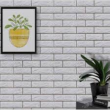 756pixels x 512pixels size : Grosirmurah Wallpaper Stiker Dinding Kamar Ruang Tamu Motif Batu Bata 3d Putih Abu Abu Minimalis Shopee Indonesia
