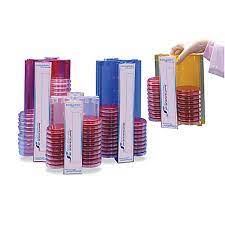 Easyplate 100mm Petri Dish Racks Polystyrene petri dishes for bacterial growth with agar or liquid media. usd