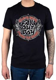 Amazon Com Official Fall Out Boy Heavy Metal T Shirt Clothing