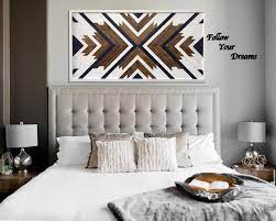 Geometric Wood Wall Art Modern Farmhouse Wood Wall Art Rustic Wood Wall Art Vintage Geometric Wood Wall Art In 2021 Rustic Wood Wall Art Wall Decor Living Room Large Wood Wall Art