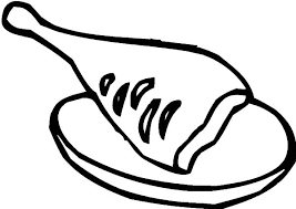 Hamburgers are delicious and fun, and such a great subject to color. Piece Of Chicken Drumstick Coloring Pages Netart