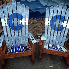 When You Need The Right Color Palate Custom Order Works Of Art Handcrafted In The Rockies Coloradoskichairs Colorado Skiing Outdoor Chairs Adirondack Chair