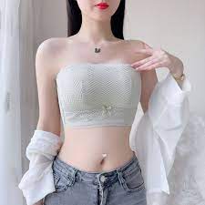 シームレスチューブトップ、滑り止めストラップレス下着、フェミニンレース巨乳、小さめプッシュアップ落ち MUGI 優品  問屋・仕入れ・卸・卸売の専門【仕入れならNETSEA】
