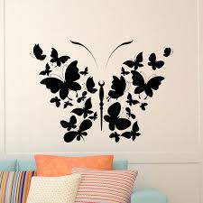 Canvas wall art for bathroom decor just breathe dandelion butterfly wood pictures wall art modern rustic white flower floral canvas giclee print painting wall decor for bedroom living room artwork framed ready to hang 16x24inch. Cheap Butterfly Wall Design Find Butterfly Wall Design Deals On Line At Alibaba Com
