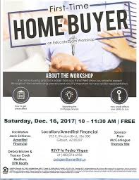 First Time Homebuyer Workshop