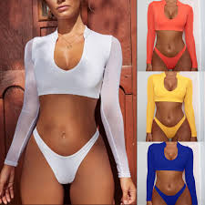 Le maillot de bain trikini est une sorte de modèle hybride. 2019 Hot Bikini Push Up Tanga Swimsuit Maios Praia Biquini Swimwear Women Banador Maillot De Bain Trikini Mujer Badpak Monokini Bikini Set Aliexpress