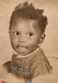 Can someone clean up this baby picture?
