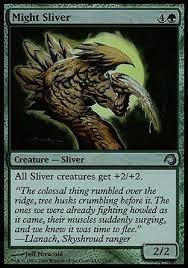 Each sliver is mediocre on its own, but grows more and more powerful with each one you add to the board. Magic The Gathering Might Sliver Premium Deck Series Slivers Foil By Magic The Gathering Amazon De Spielzeug