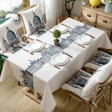 Pvc clear transparent tablecloth table protector waterproof dining table cover. High End Tablecloths Cotton Linen Wholesale Oblong Dining Room