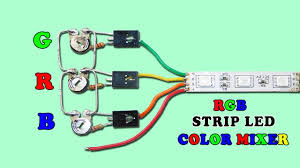 Switches, wire size and all connectors necessary. Powerful Rgb Led Strip Color Mixer Circuit Youtube