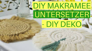 Makramee federn diy mit makramee anleitung zum selber. Diy Makramee Untersetzer Schneckenformigen Makramee Untersetzer Selber Machen Deutsch Youtube