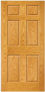 Then, attach 6 installation brackets along the outside of the door jamb, placing a bracket behind each of the 3 hinges. Mastercraft Golden Oak 6 Panel Interior Door Only At Menards