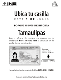 Este es el número de tu sección electoral