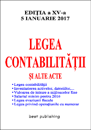 Tinerea unor registre contabile nereale, distrugerea unor documente care ajuta la aflarea adevarului privind. Editura Best Publishing Legea Contabilitatii Si Alte Acte Editia A Xv A 5 Ianuarie 2017 Legea Nr 82 1991 Legea ContabilitÄÅ£ii ActualizatÄ DispoziÅ£ii Generale Organizarea Si Conducerea ContabilitÄÅ£ii