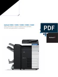 Choose the driver you need, or select from many other types of information specific to your machine. Brochure Konica Minolta Bizhub C554 C454 C364 C284 C224 Pdf Image Scanner Fax