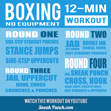 4 rounds of boxing to get you
