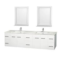 Symmetry is not always a defining characteristic for double sink bathroom vanities. Centra 80 Double Bathroom Vanity For Undermount Sinks Matte White Beautiful Bathroom Furniture For Every Home Wyndham Collection