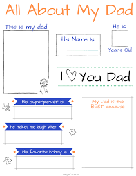 Download Fun Father S Day Printables Dad And Grandpa Fact Sheets