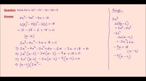 For that, you need to have an accurate sketch of the given cubic equation. Online Math Tutoring Solving Cubic Equations Learn Math Online Math Tutor Online Math
