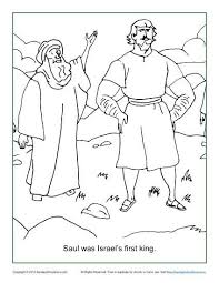 Saul Was Israel S First King Coloring Page Children S Bible Activities Sunday School Activities For Kids Childrens Bible Activities Bible Activities Bible Coloring Pages