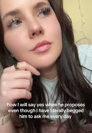 Girl Says Fine to Proposal
