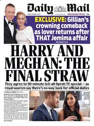 It supports the conservative party. Daily Mail Front Page 17th Of February 2021 Today S Papers