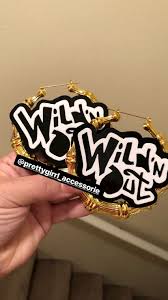 Wild N Out Custom Bamboo Earrings Wild N Out Bamboo Earrings Valentines Costume