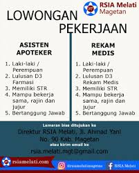 Maybe you would like to learn more about one of these? Karir Rsia Melati